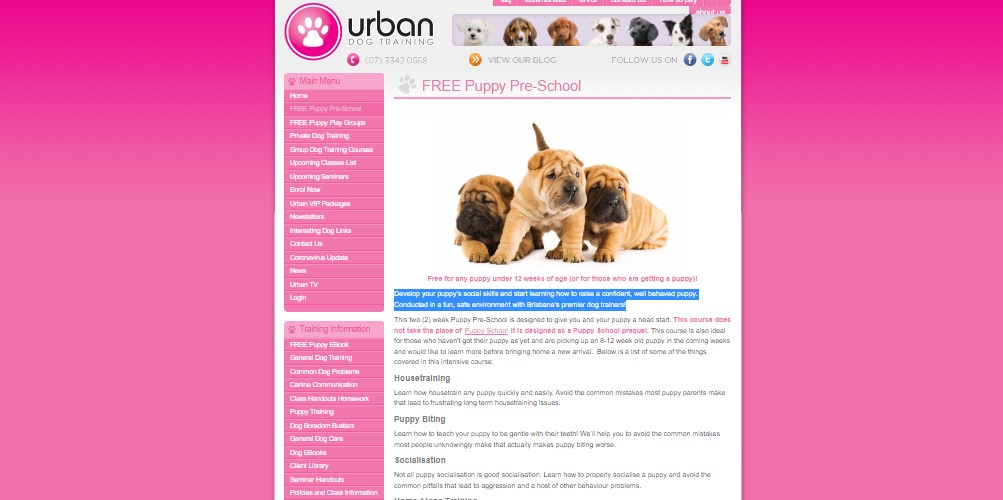 Urban Dog Training - Brisbanebest